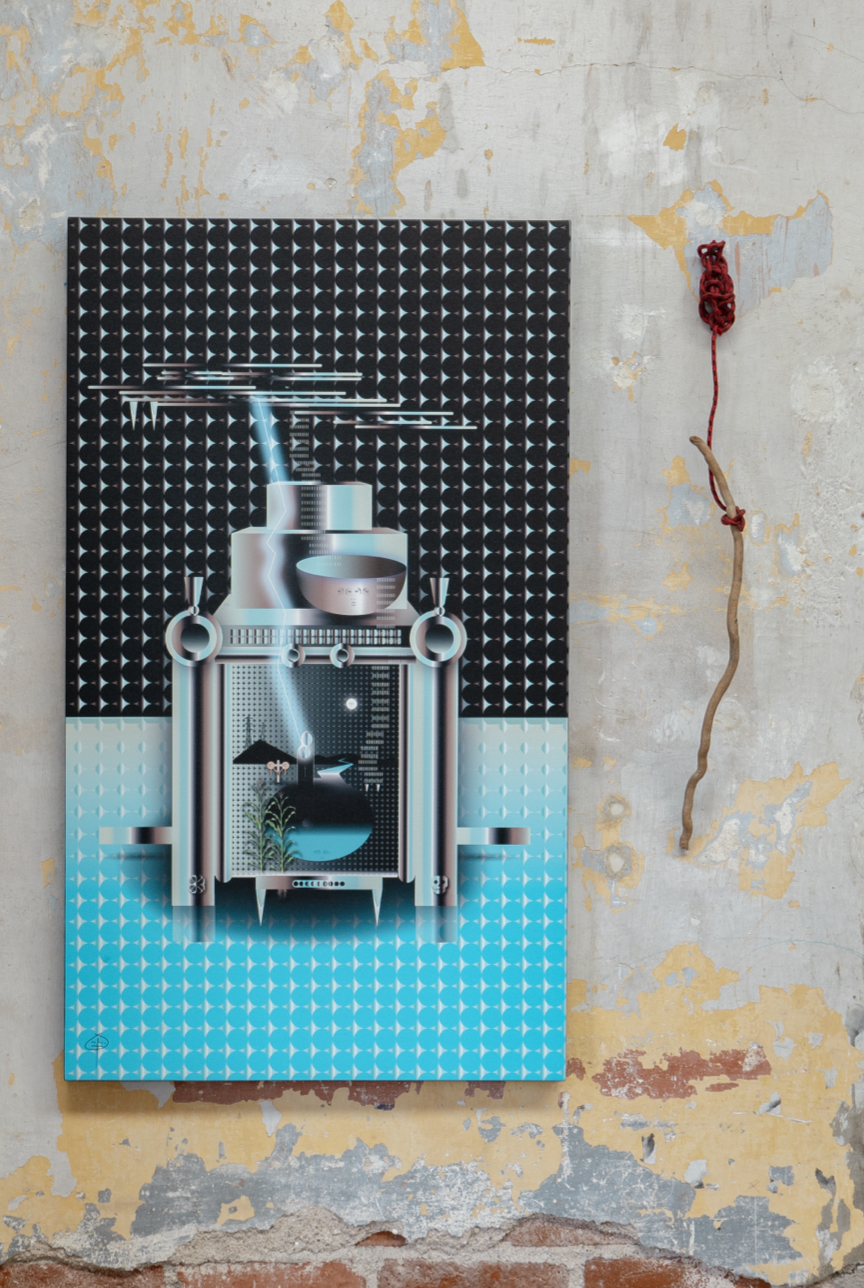 TLALOC / Printed digital graphic.
