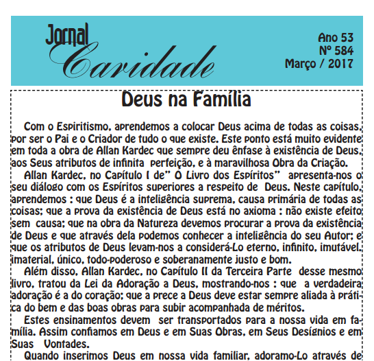 Jornal Caridade