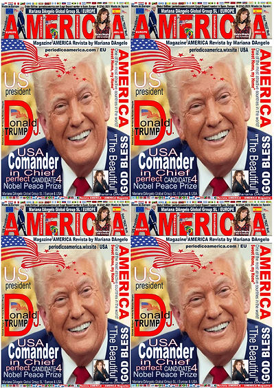 Poster Promotion US President Donald J. Trump Periodico America by Mariana DAngelo peri