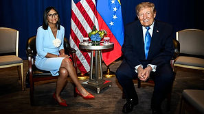 US President Donald J Trump Delcy Rodriguez President of Venezuela.jpg