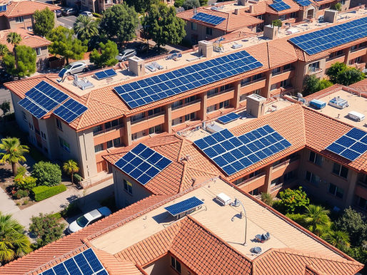 San Diego Condo Complex - Solar Panel Cleaning