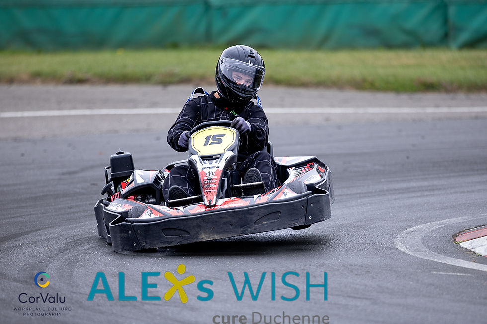 A go kart cornering at speed