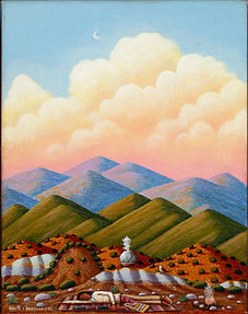 David P. Bradley (b. 1954) "The Traveler"; 14.25 x 11.25", signed & dated lower left: David P. Bradley C 1985