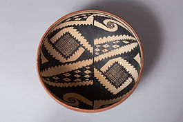 Gila Geometric Bowl, Ca  1300 - 1450 AD