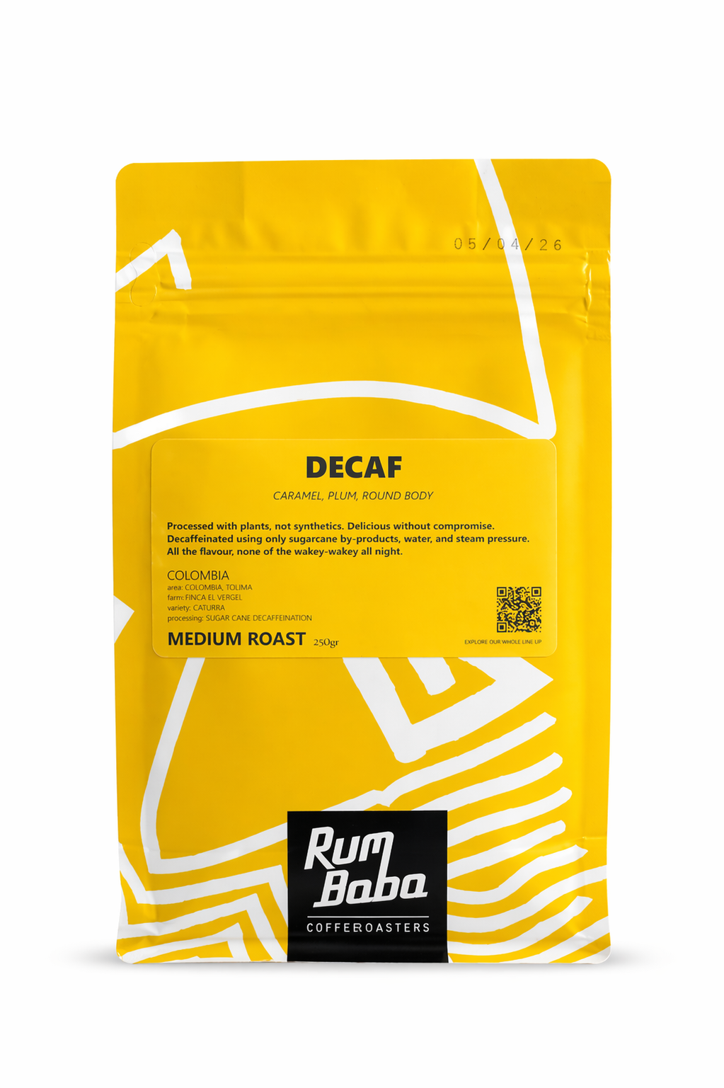 Decaf Colombian 250gr