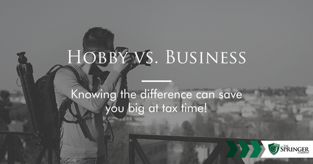 Hobby vs. Business