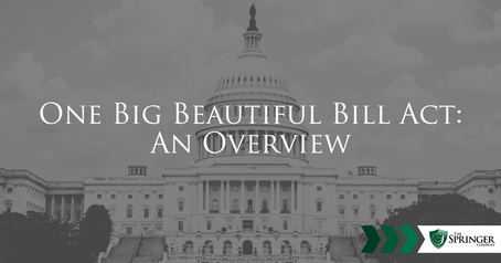 One Big Beautiful Bill Act: An Overview
