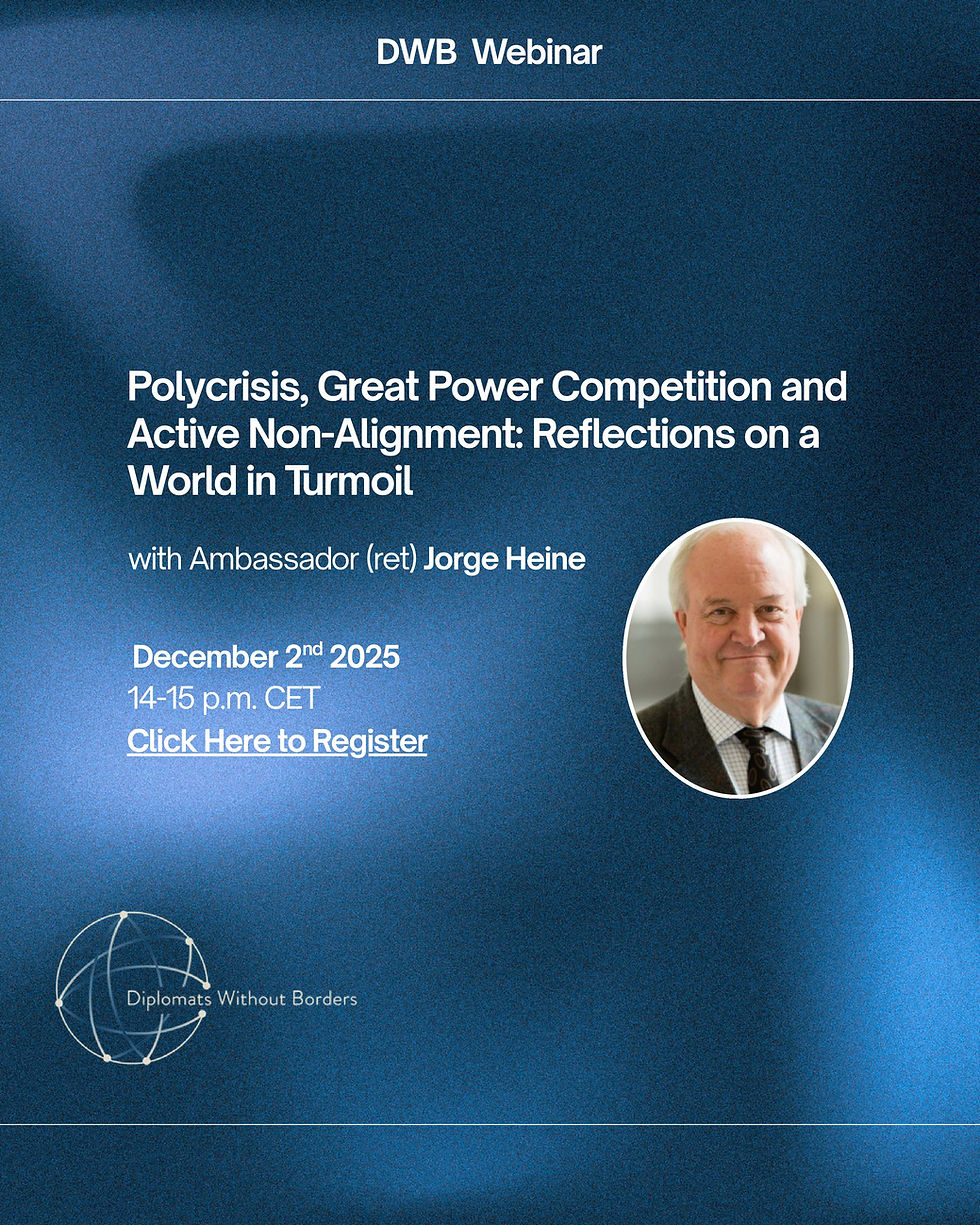 Polycrisis, Great Power Competition and Active Non-Alignment: Reflections on a World in Turmoil