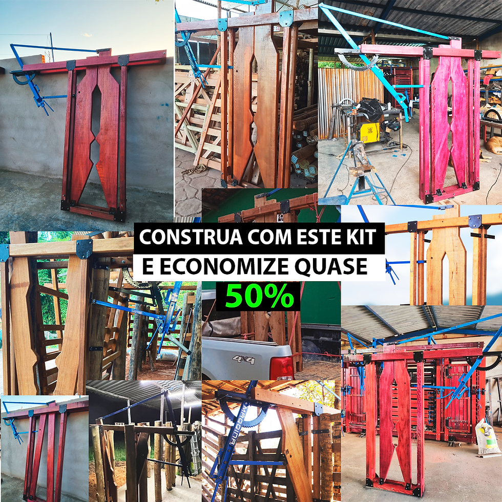 Miniatura: Kit completo de Ferragens para montar Pescoceira