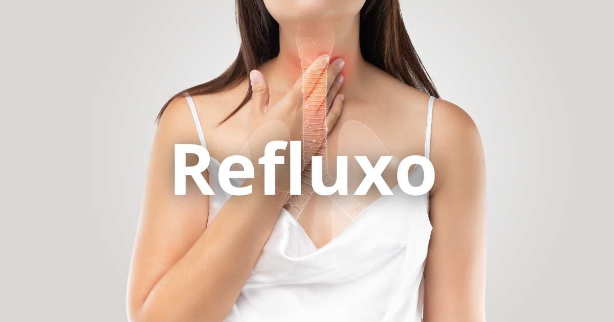 mostrando o refluxo ácido subindo do estômago ao esôfago