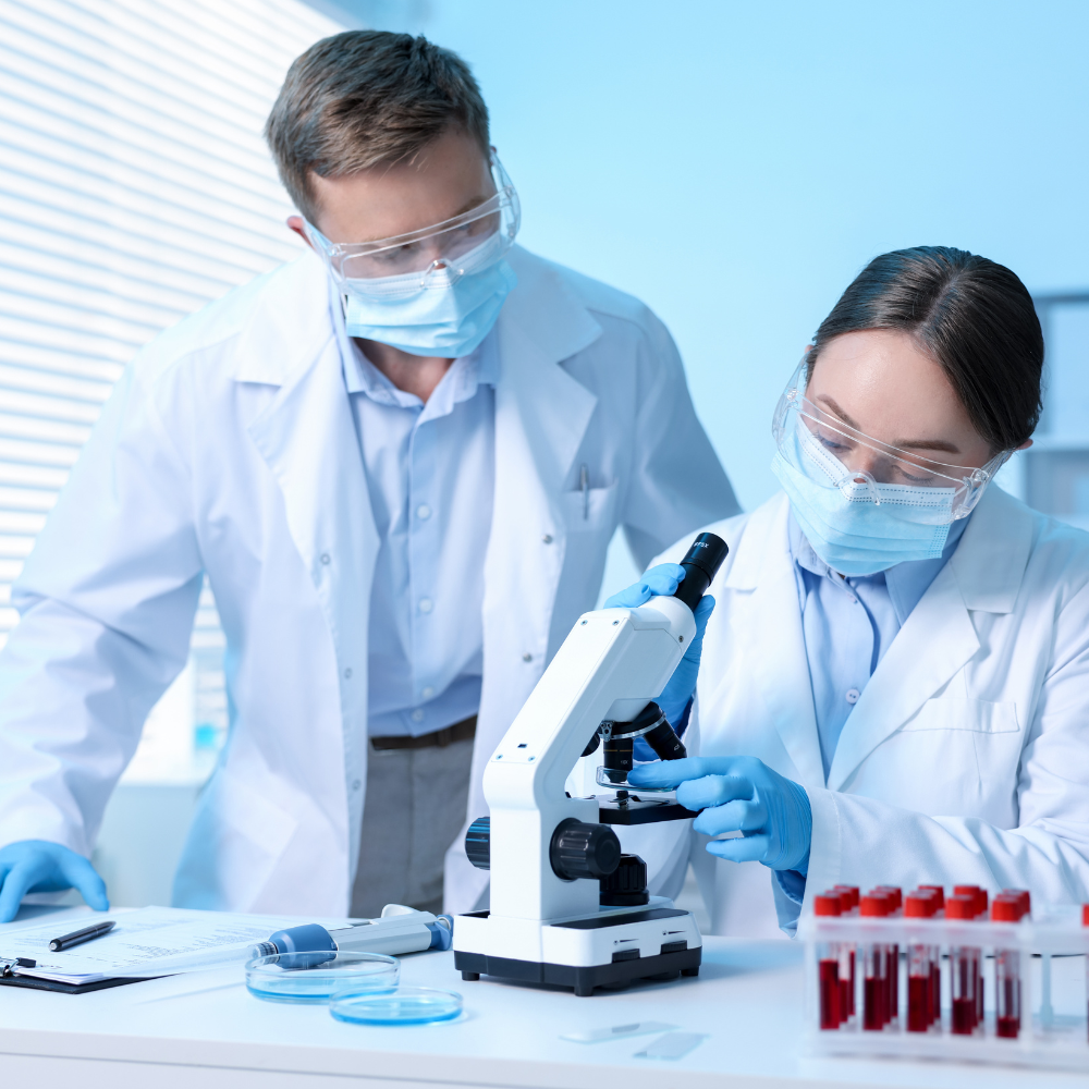 Equipamentos de laboratório para análise intestinal