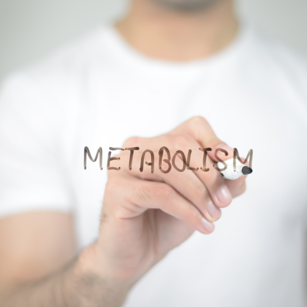 Mapa de vias metabólicas no exame de metabolômica
