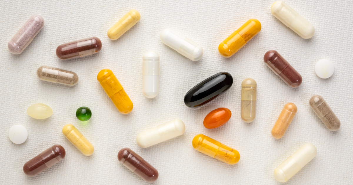 diferentes tipos de suplementos nutricionais personalizados