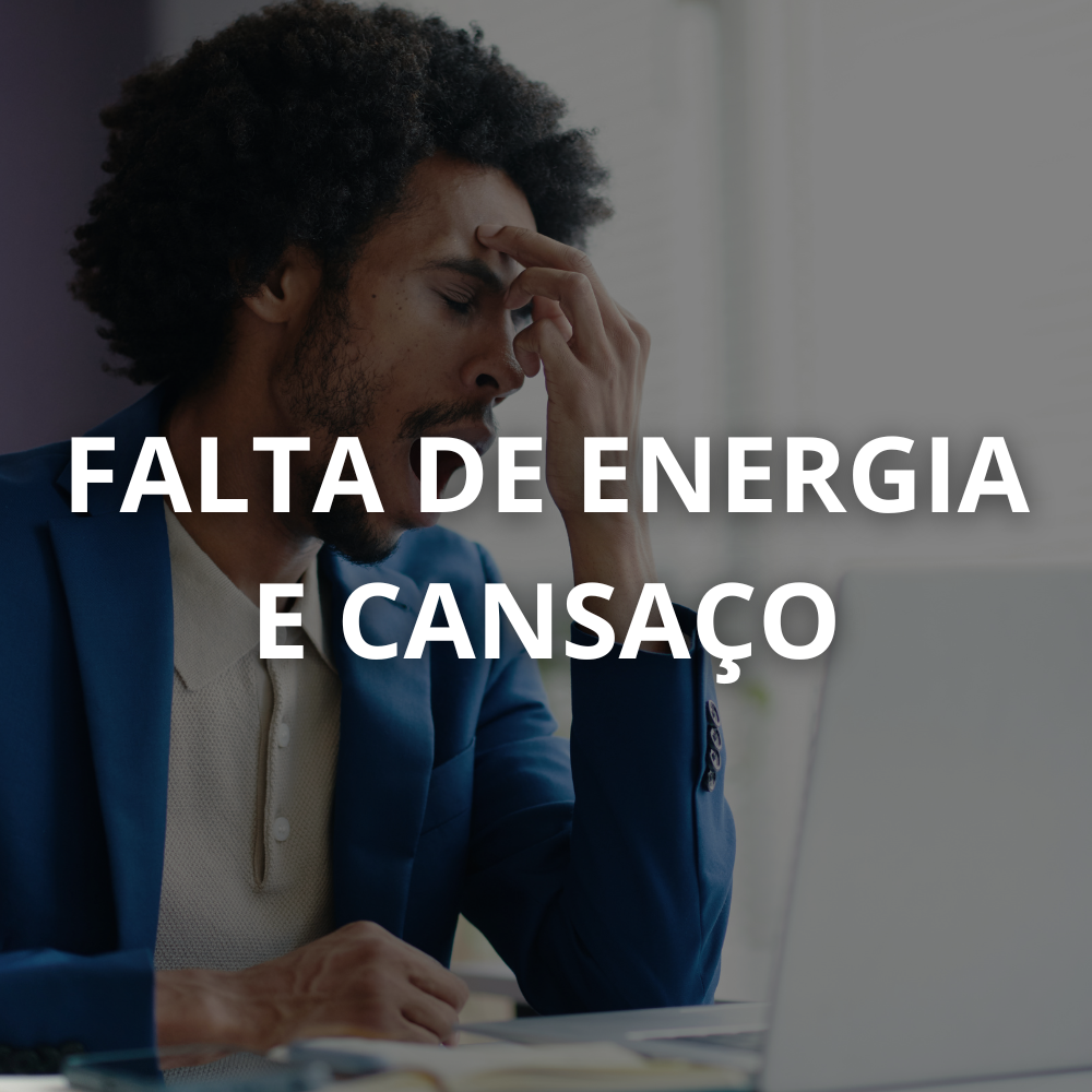 Homem com cansaço e falta de energia durante o dia