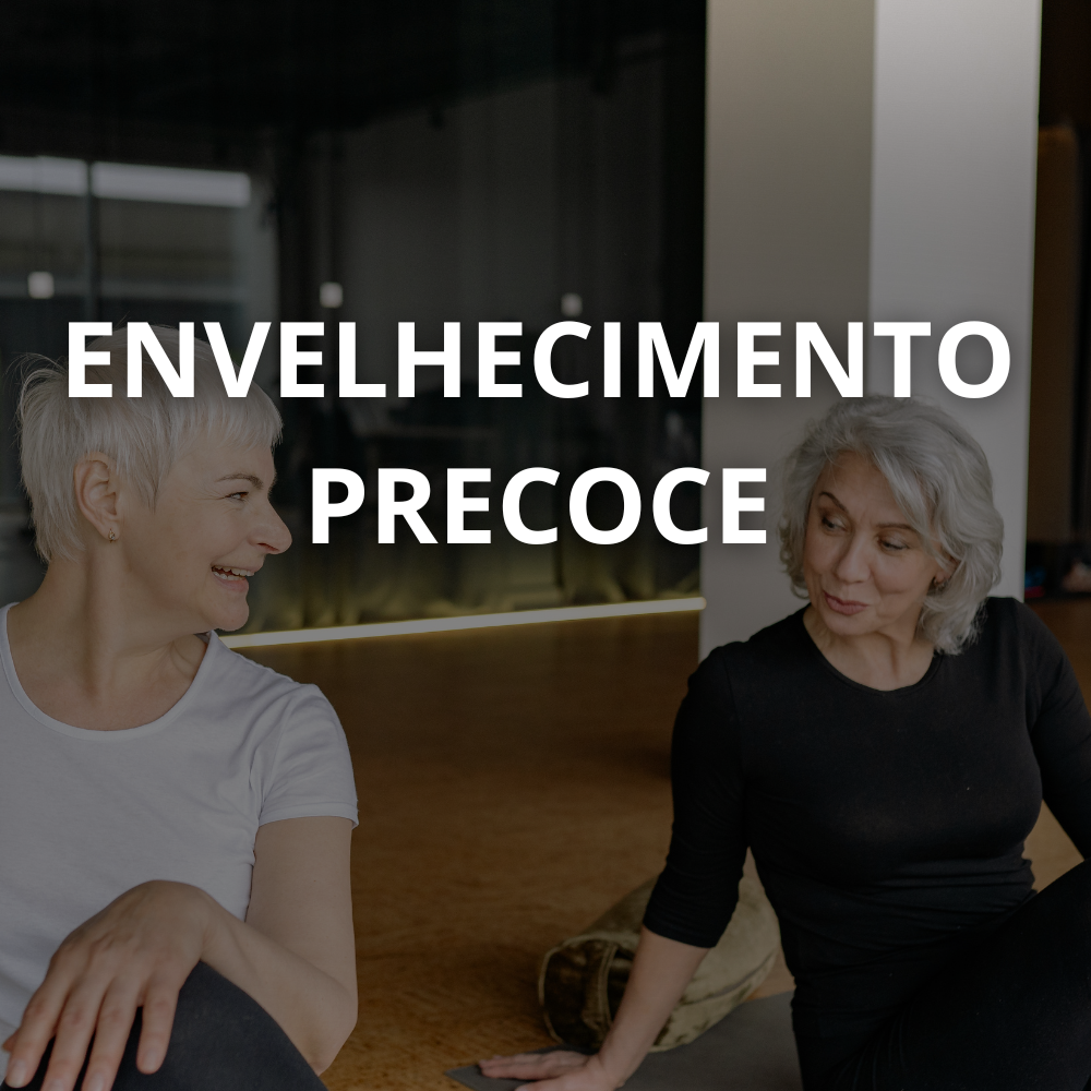 Diferença entre envelhecimento celular saudável e acelerado