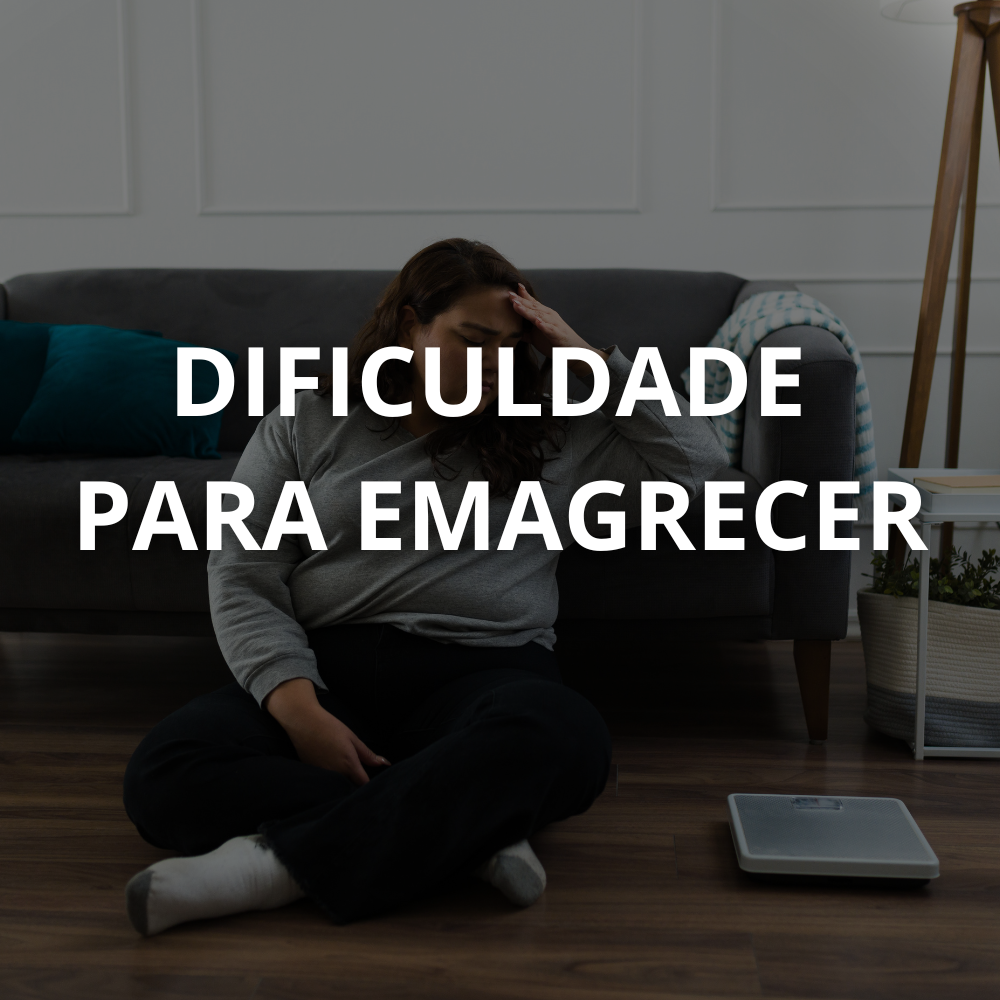 Mulher com dificuldade para emagrecer mesmo fazendo dieta