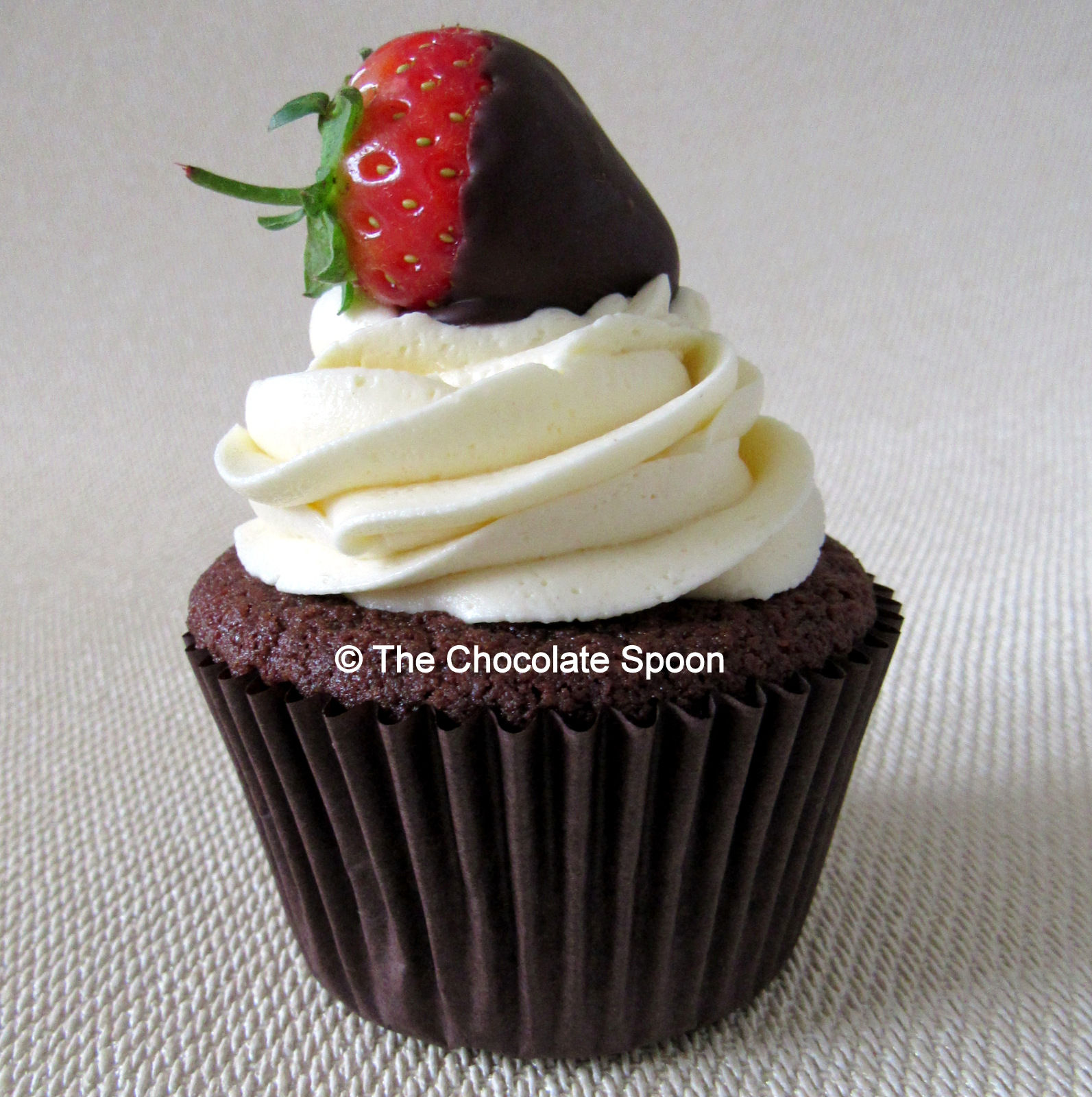 Strawberry Cream Cupcake