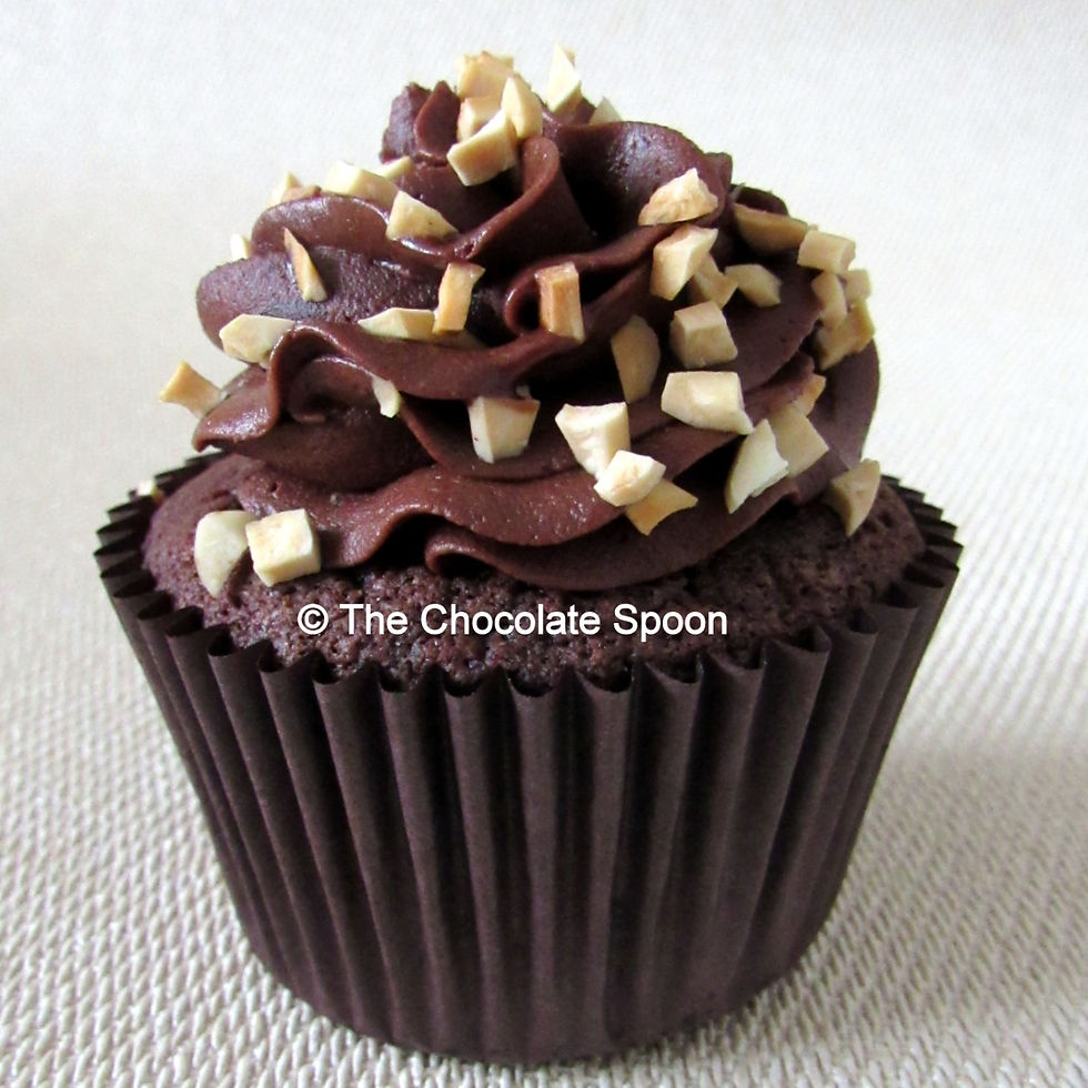 Chocolate Almond Cupcake