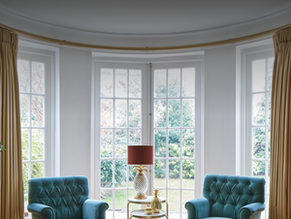 Elegant living room with a Bradley Collection Gliderpole