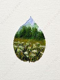 Wish Field Print - Elder Leaf