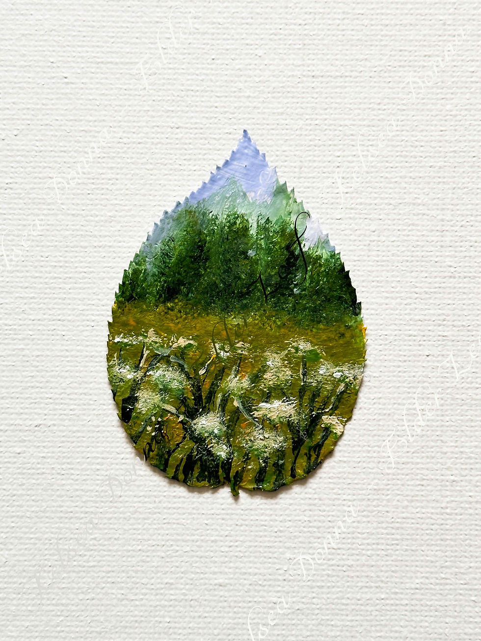 Wish Field - Organic Leaf Art