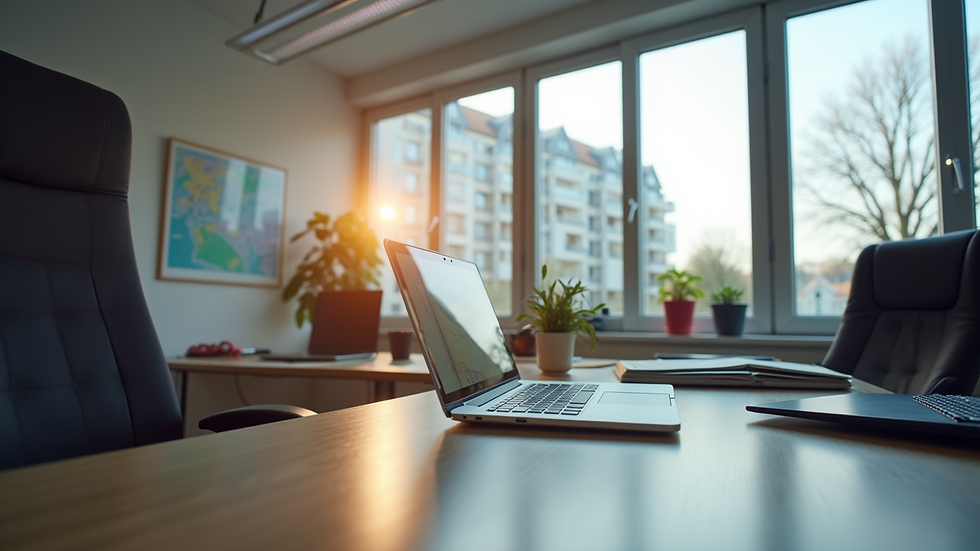 Vue rapprochée d’un bureau avec un rapport d’audit et un stylo