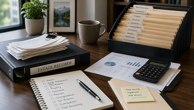 Learn what records an executor should keep in Alberta, why detailed estate accounting matters, and how proper documentation can help avoid disputes and personal liability.