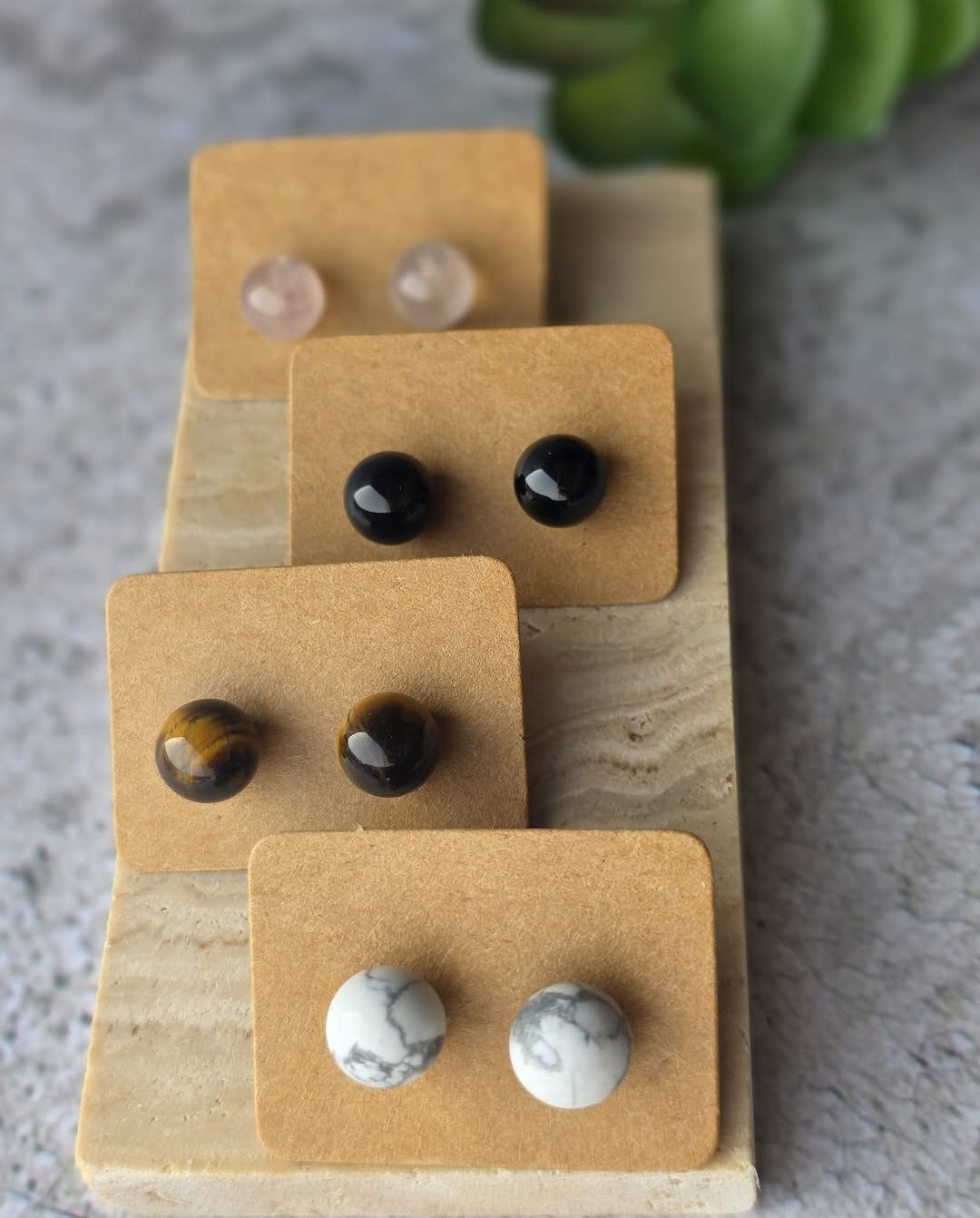 Boucles d'oreilles boules 8mm