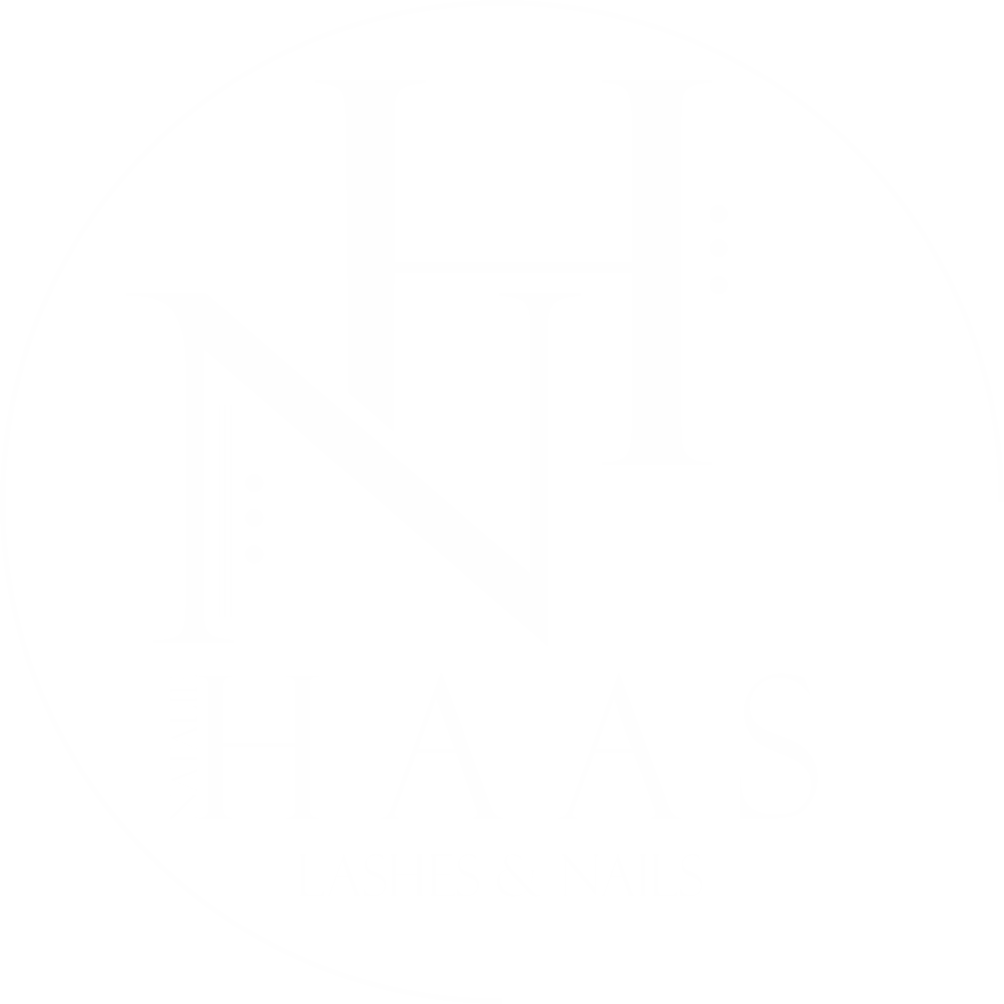 Logo Haas lashes and nails_felix art neues design_strich_weiß.gif