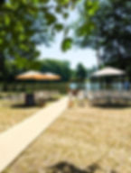 Location am See mit freier Trauung bei herrlichem Sonnenschein