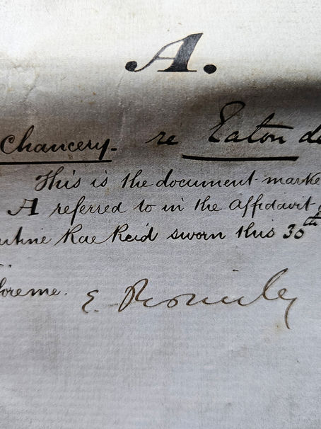 A well written will from 1839 with ties to a Baronet / Baroness. Richard Eaton had no question about who would receive his wealth.