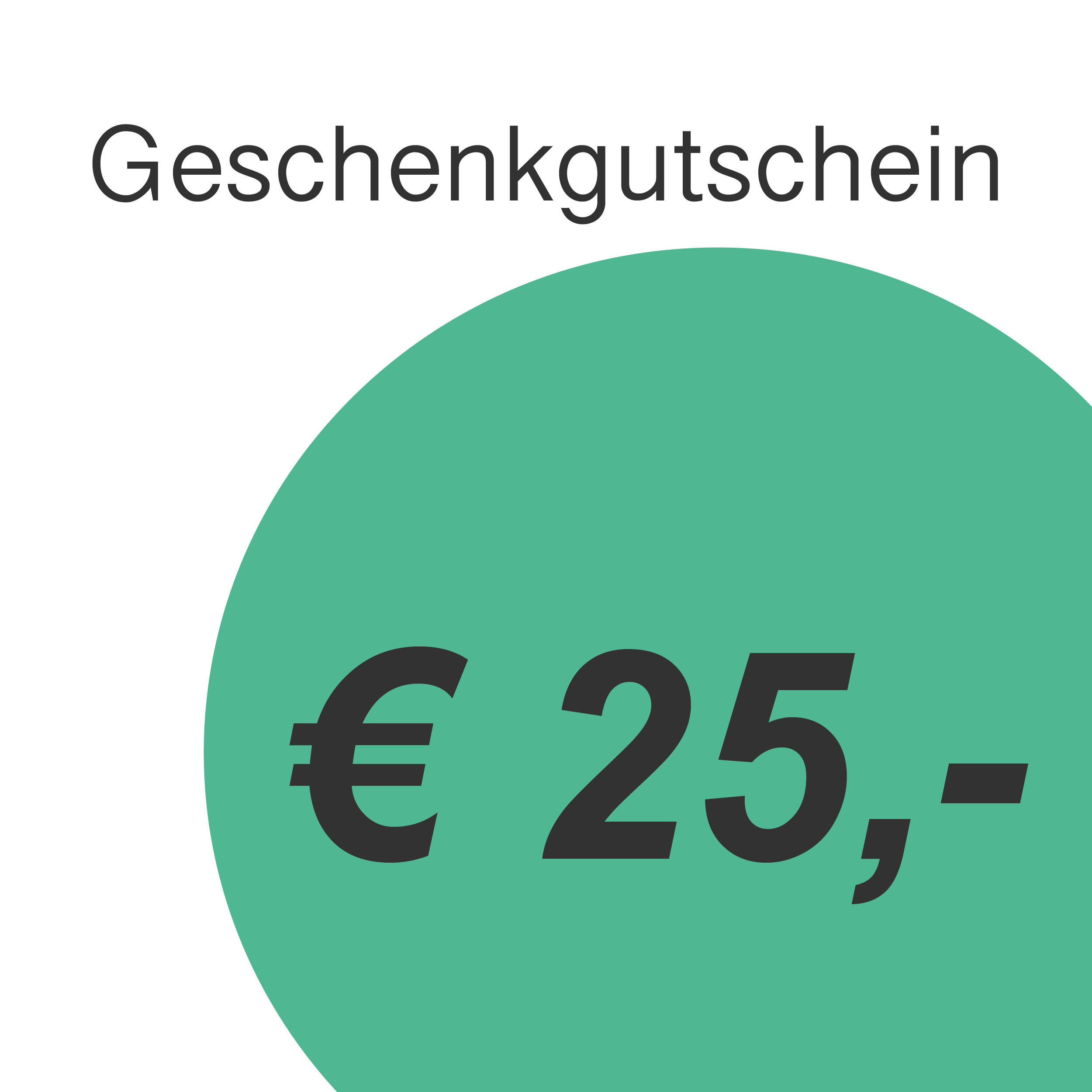 Geschenkgutschein € 25,-