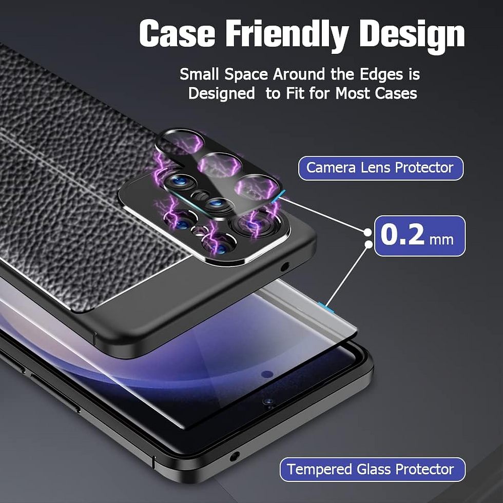 Miniatura: Tempered Glass Screen Protector Lens Hydrogel For Samsung S23 S22 Ultra Plus USA