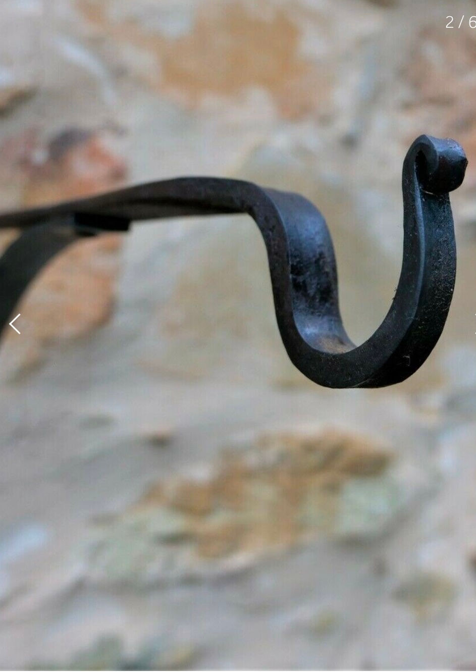 Thumbnail: Wrought Iron Wall Bracket