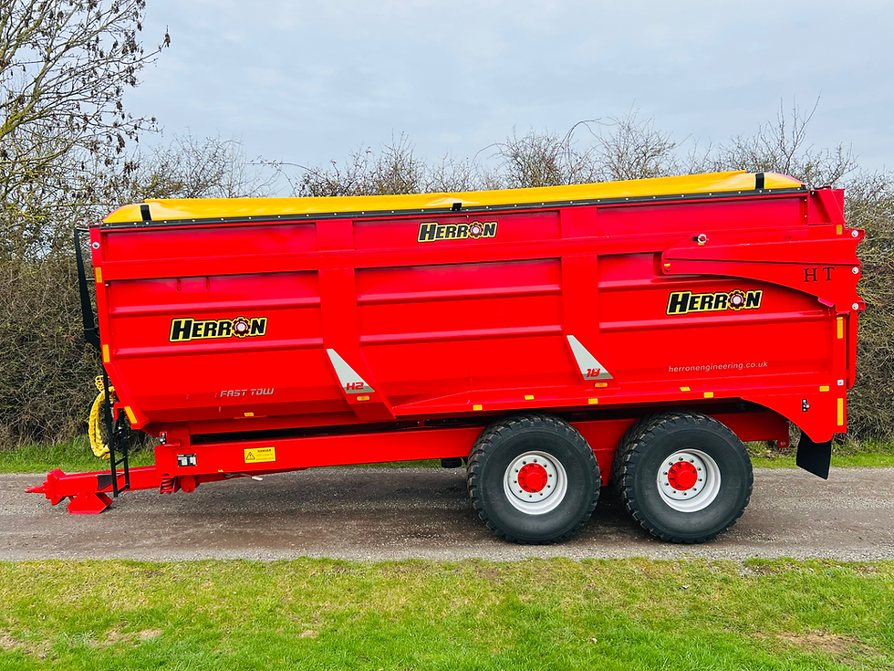 Thumbnail: Herron H2 18 Ton Fast Tow Grain Trailer 