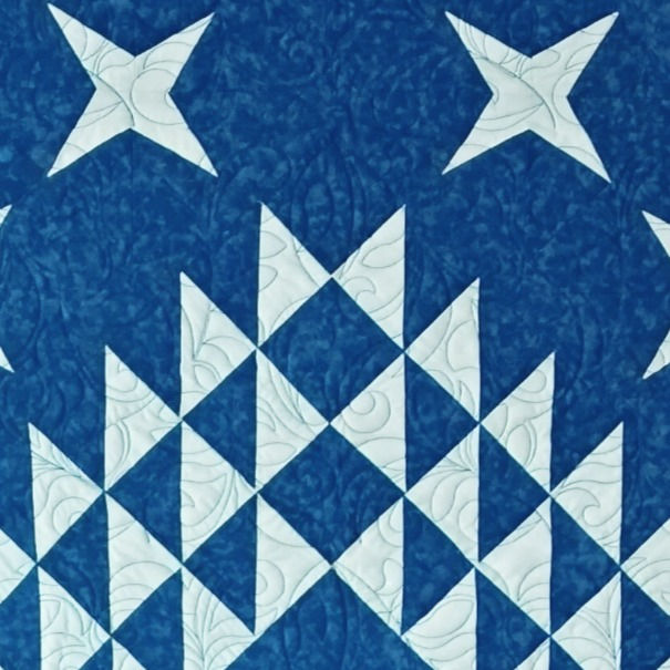 Thumbnail: Front Close-up - Tree of Gondor Stylized Quilt