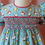 Thumbnail: Smocking - Size 5T Santa Claus Smocked Dress