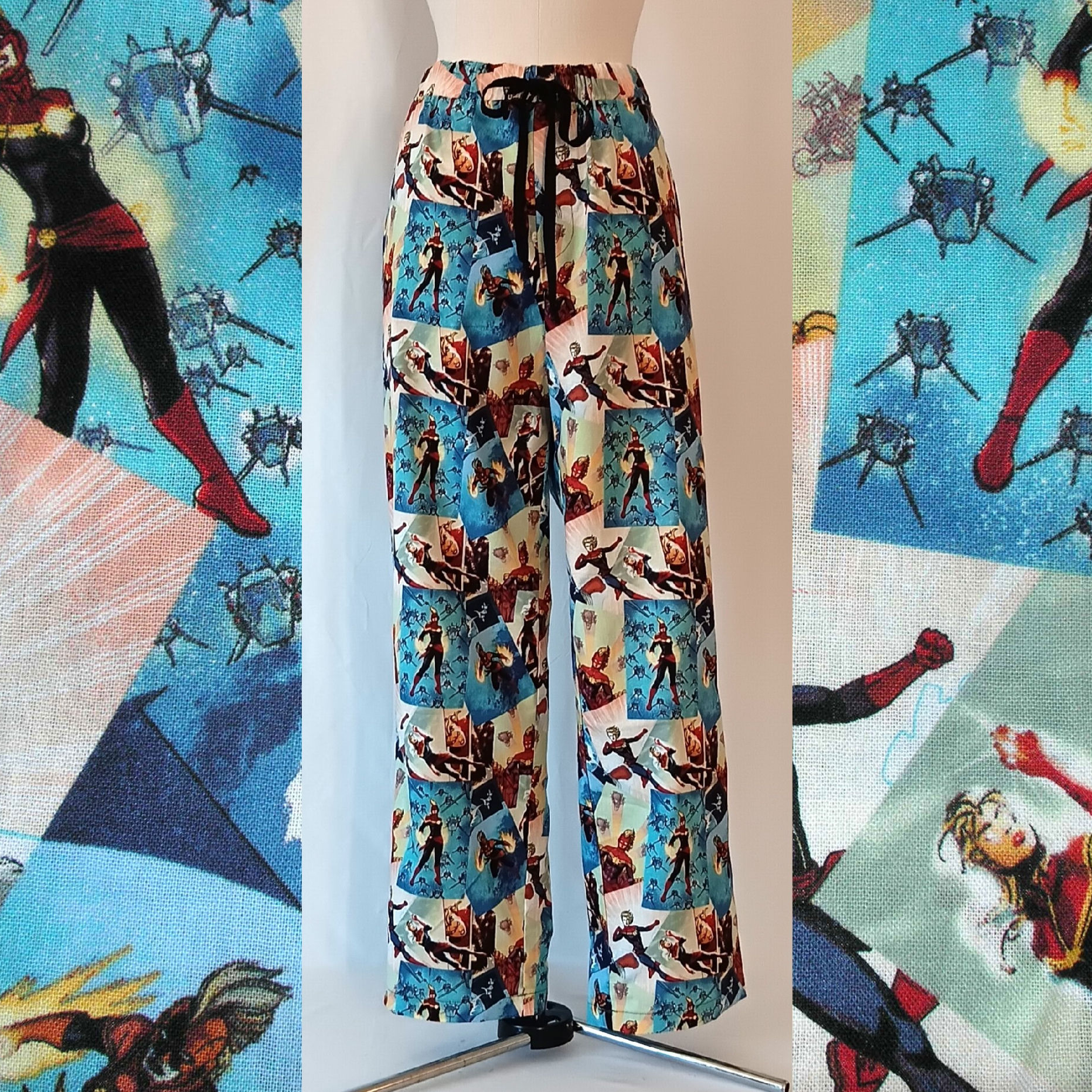 Marvel's Captain Marvel in Action Pants - Closed Fly
