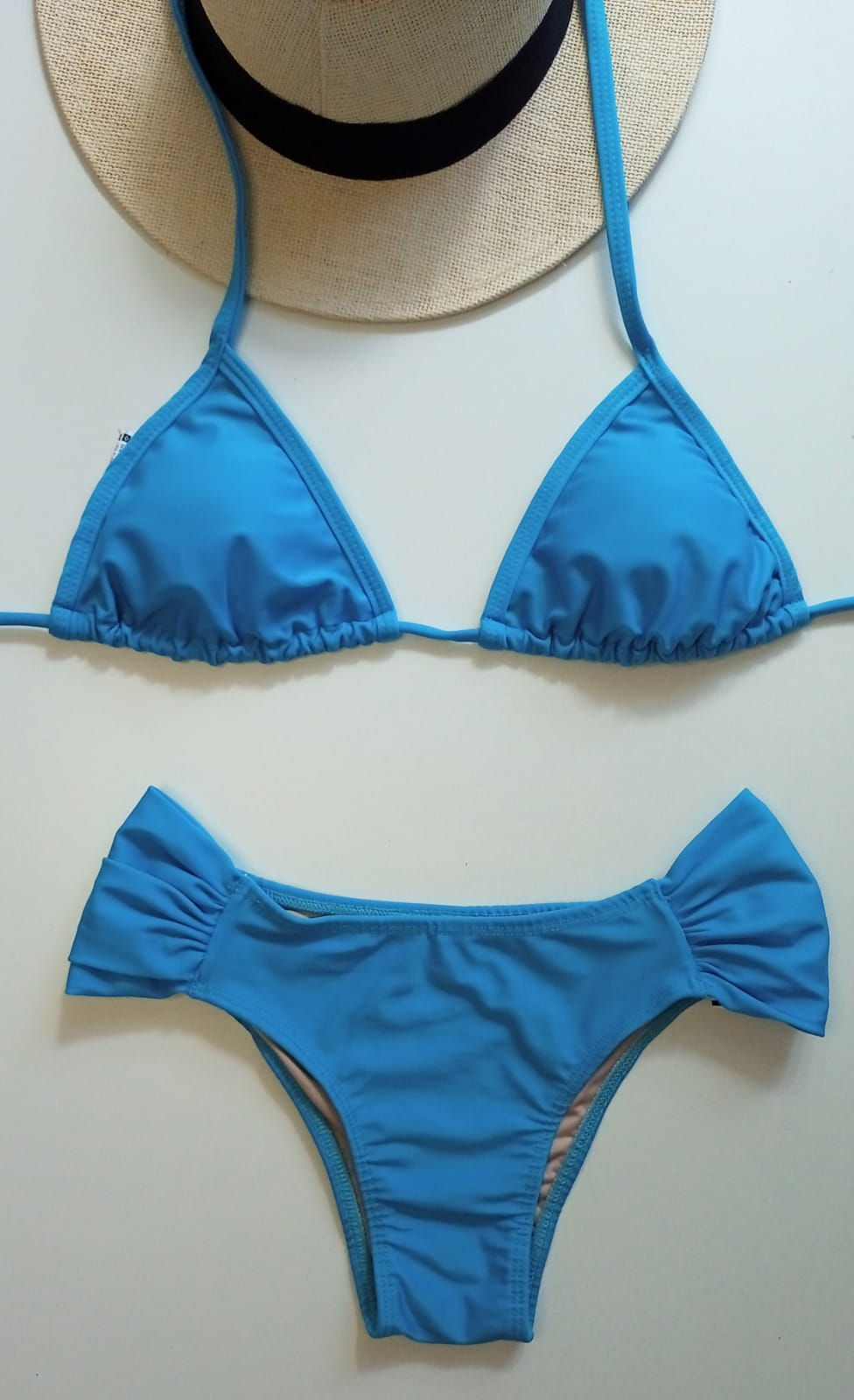 Miniatura: Biquíni Bojo Cortininha Calcinha Bombom