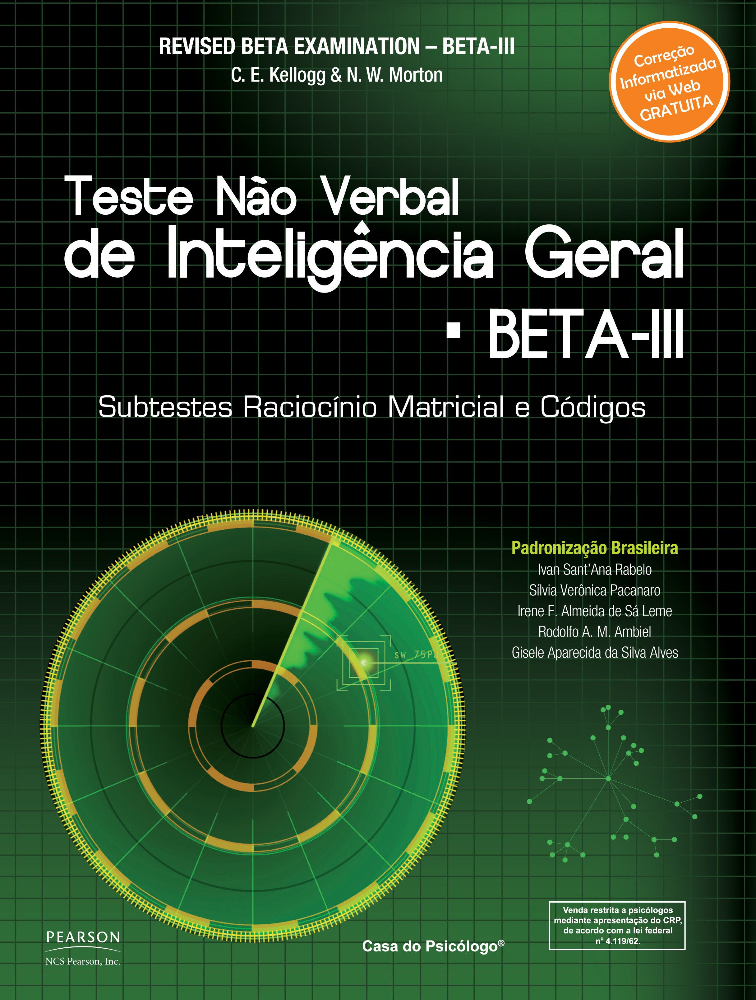 BETA III: Caderno de aplicação: Subtestes Raciocínio Matricial