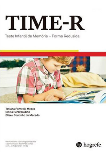 Time Grade R Photos TIME-R (Manual) | avaliarpsicologia