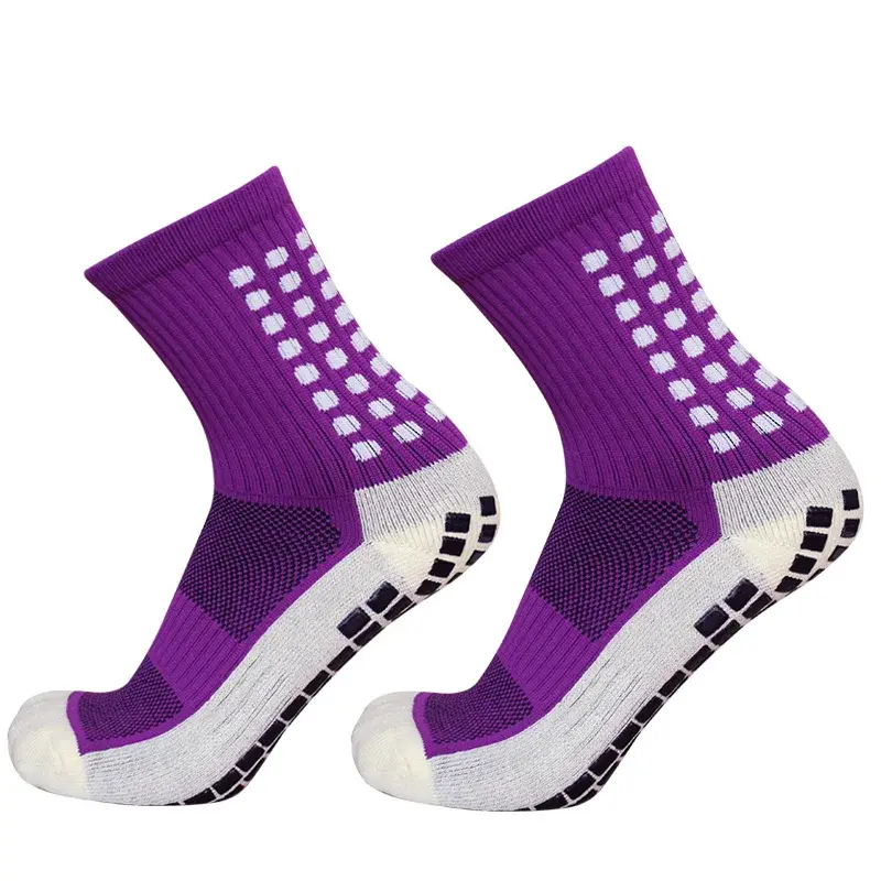 Thumbnail: Men and Women Sports Socks Non-Slip Silicone Bottom Soccer Basketball Grip Socks