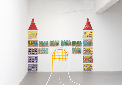 Luca Staccioli, Castello, glazed ceramic, ArtNoble Gallery