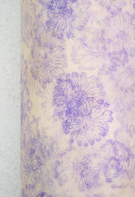 Luca Staccioli, Falling flowers (inerti-colonne) #1, 2025, toilet paper, acrylic resin on found pipe casts made of reinforced concrete, resin and marble dust, aluminium, about 50 x 11.5 x 9 cm each.