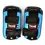 Thumbnail: Twins Curved Leather Thai Kick Pads - KPL10 Blue