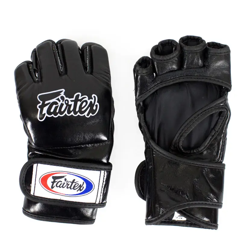 Fairtex Ultimate 4oz MMA Gloves - FGV12 Black