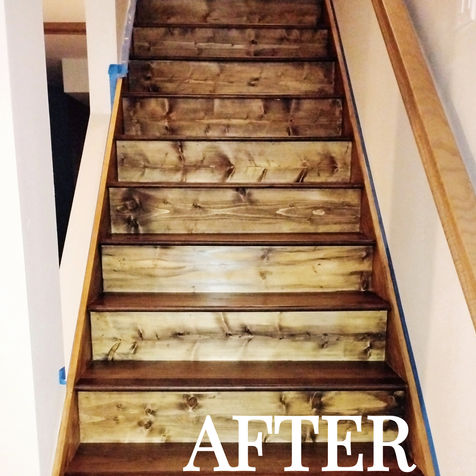 wood stain stairs minwax polyurethane finish