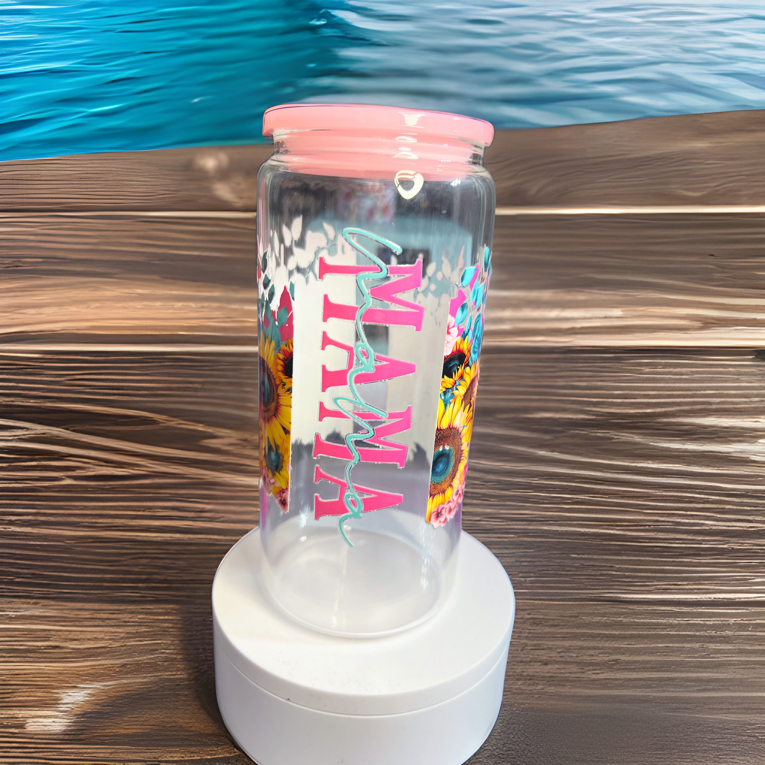 MAMA 20 Ounce Glass Tumbler