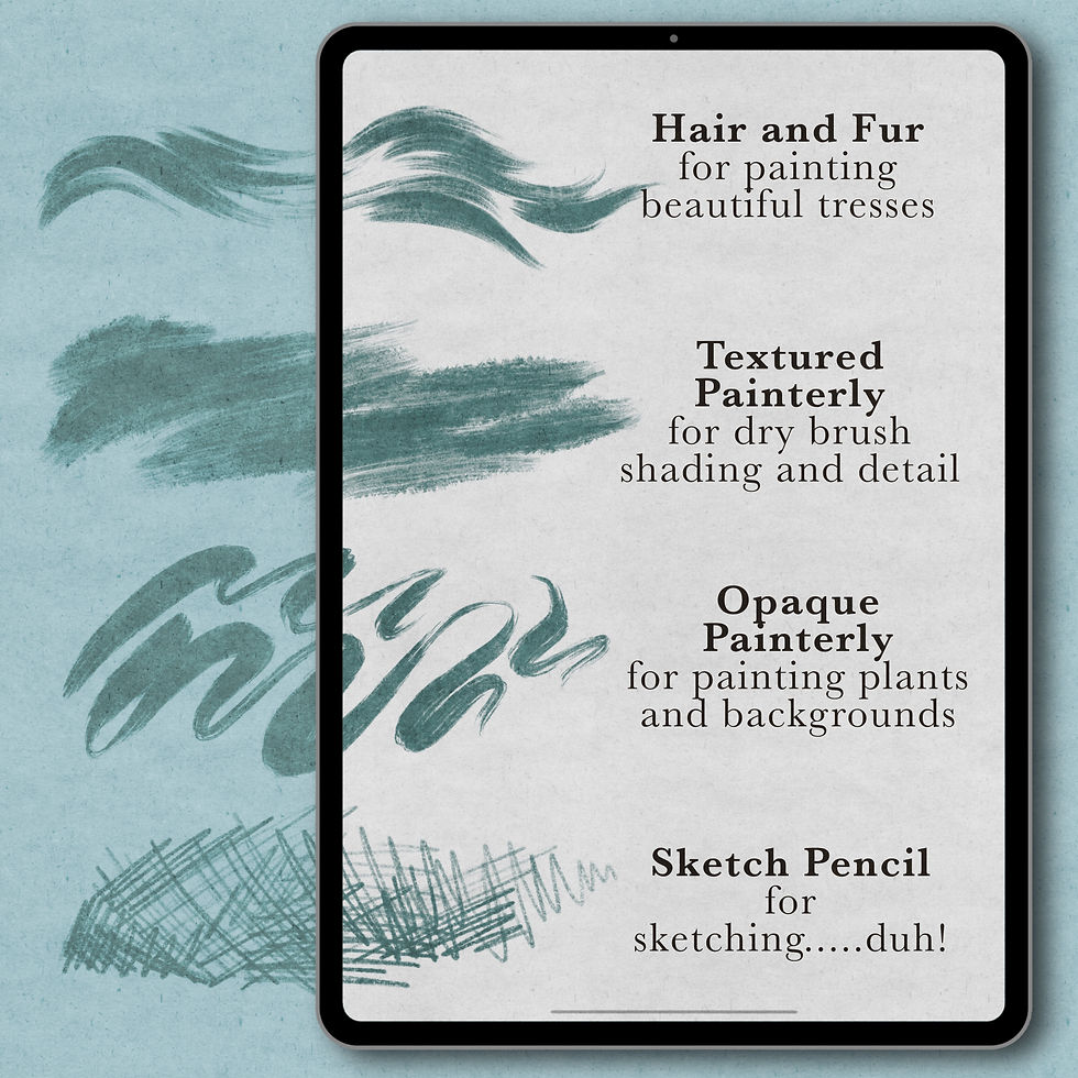 Thumbnail: ROMANTIC ILLUSTRATION BRUSHES