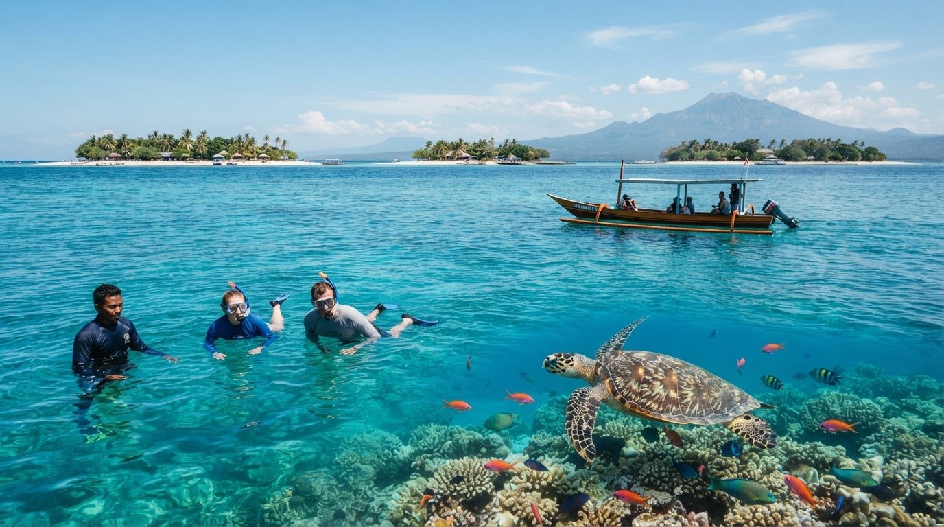 Schnorchelausflug zu den Gili-Inseln: Preise und Dauer